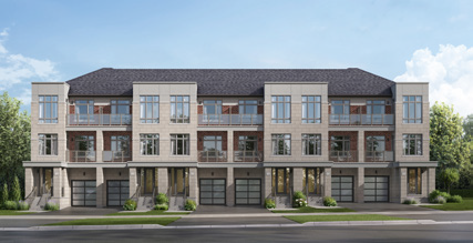 3-Storey Contemporary townhomes at Thornhill Trails